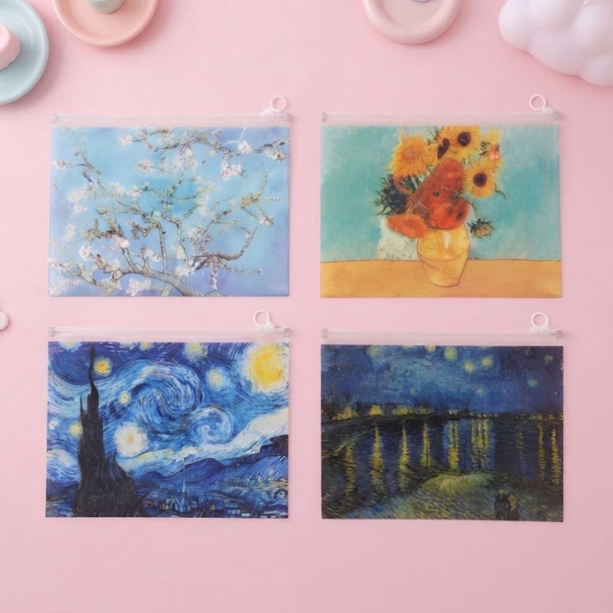 Sobre A4 Van Gogh c/cierra facil
