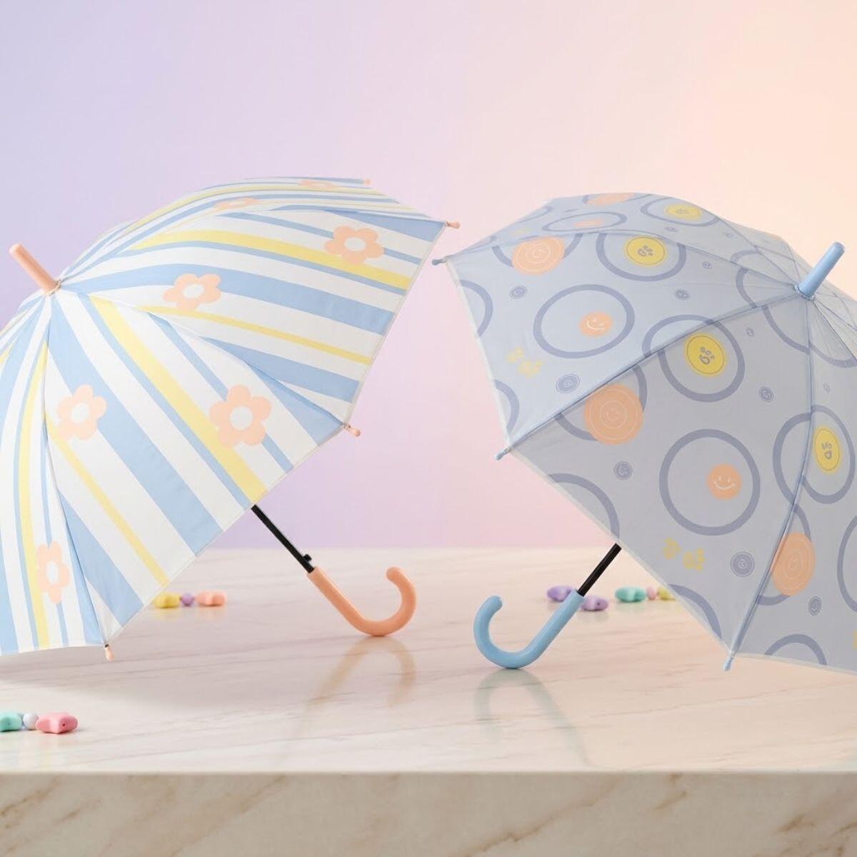 Paraguas color pastel estampado - 60 cm