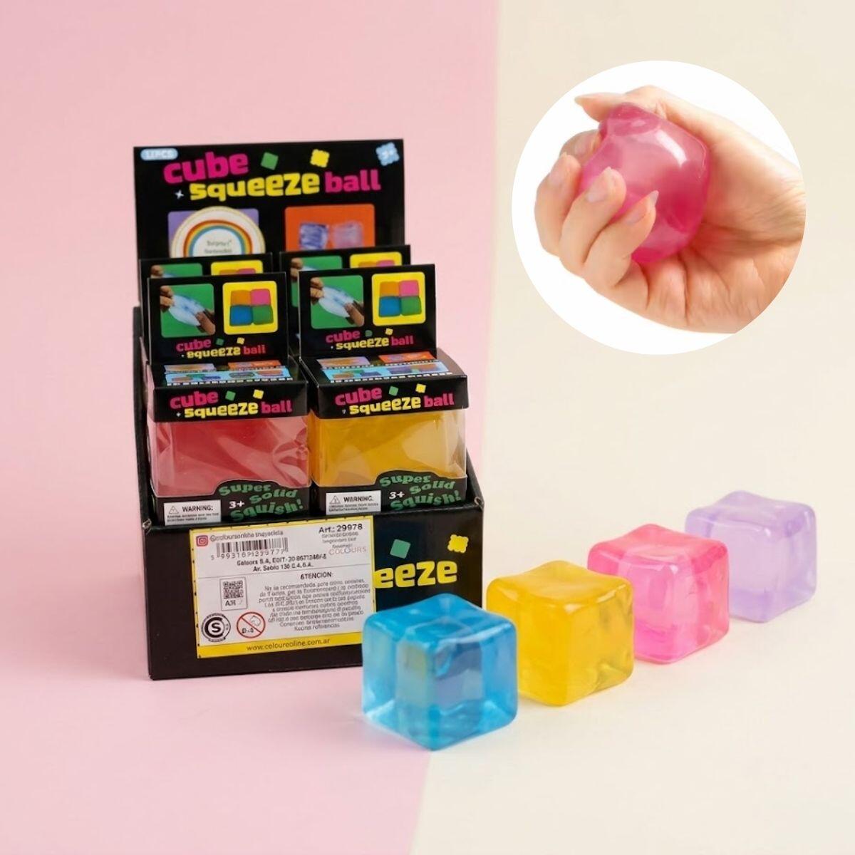 Squishy cubo hielo transparente - 5,5cm