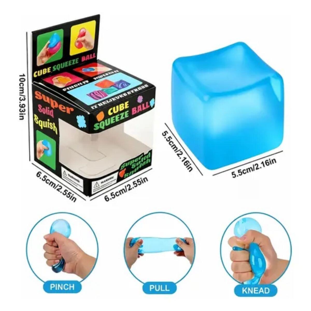 Squishy cubo hielo transparente - 5,5cm