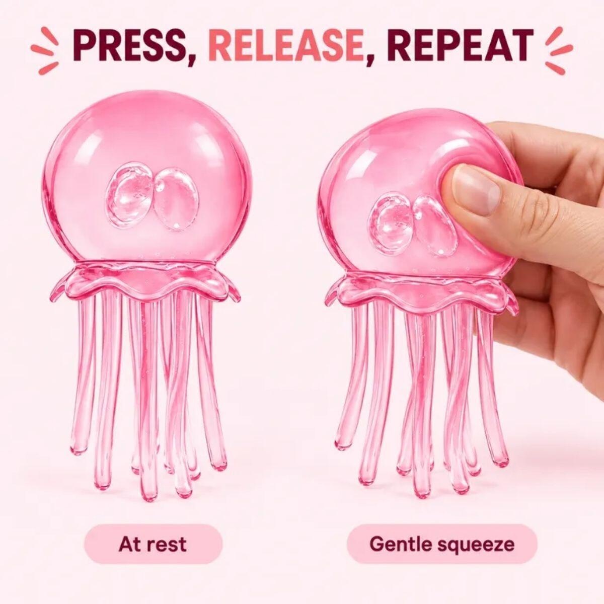 Squishy Medusa transparente