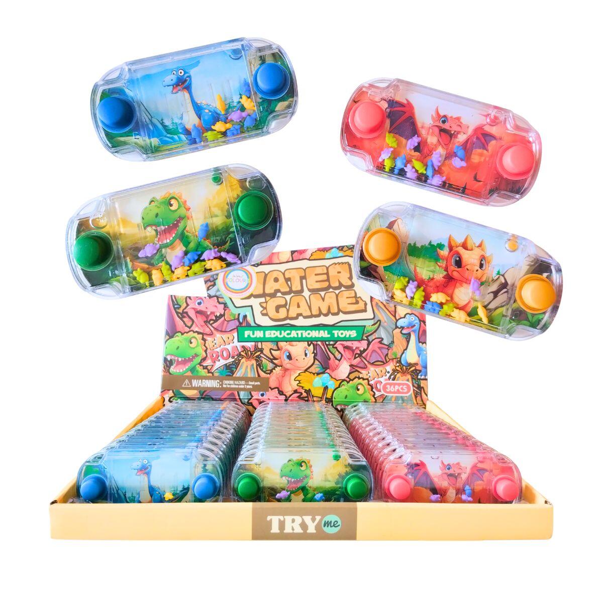 Juego de agua Dinos 2 botones