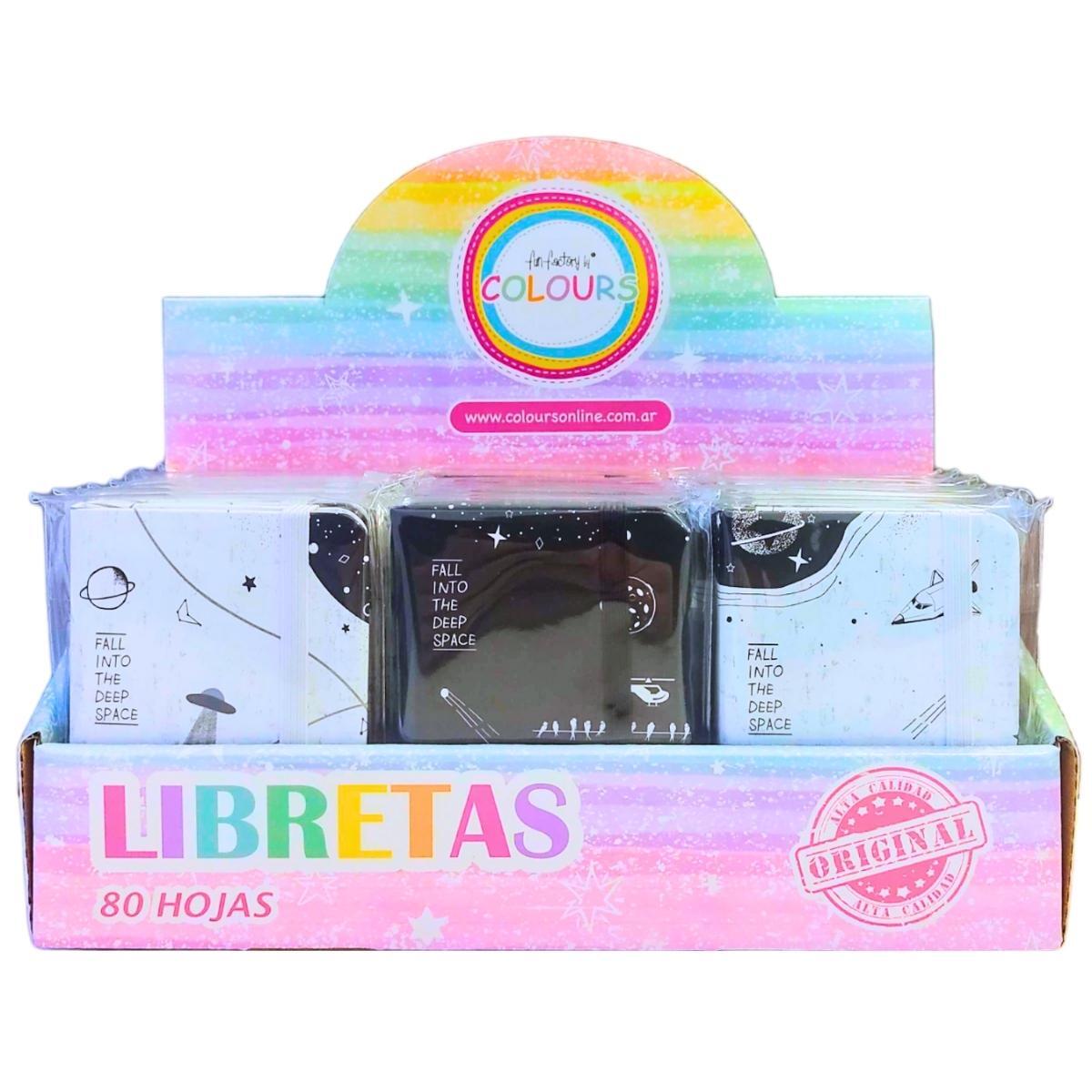 Libreta A7 Espacial 80 hojas Lisas