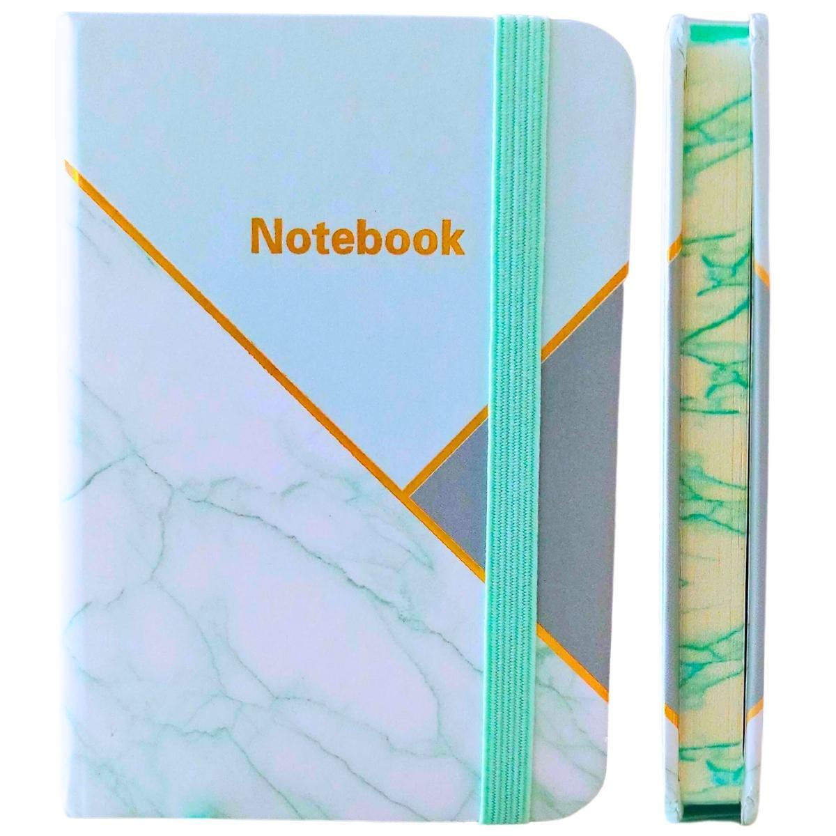 Libreta A7 Marmol Pastel 80 hojas Rayadas