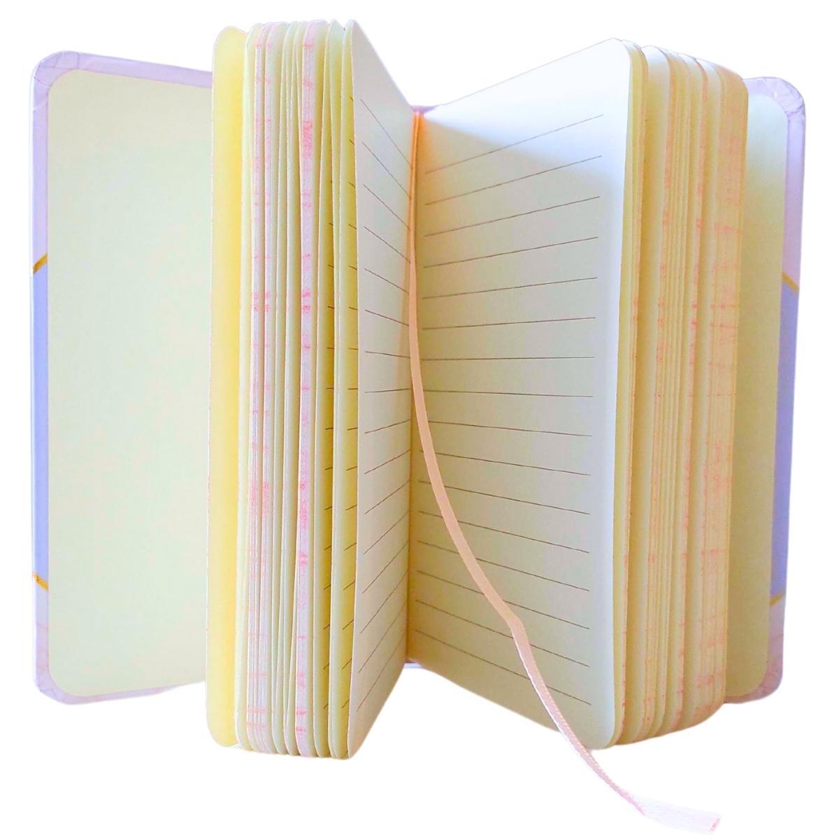Libreta A6 Marmol Pastel 80 hojas Rayadas