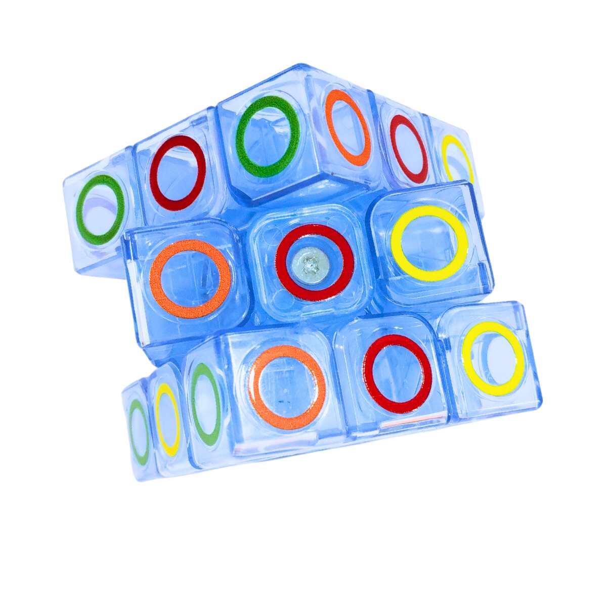 Cubo Magico 3x3x3 c/circulos transparente