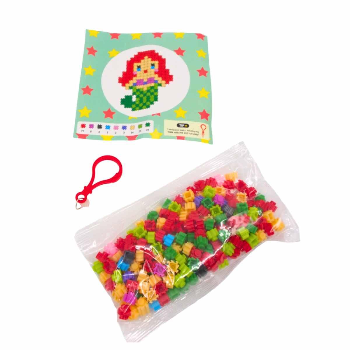 Juego de mini bloques Unicornio/Sirena c/colgante