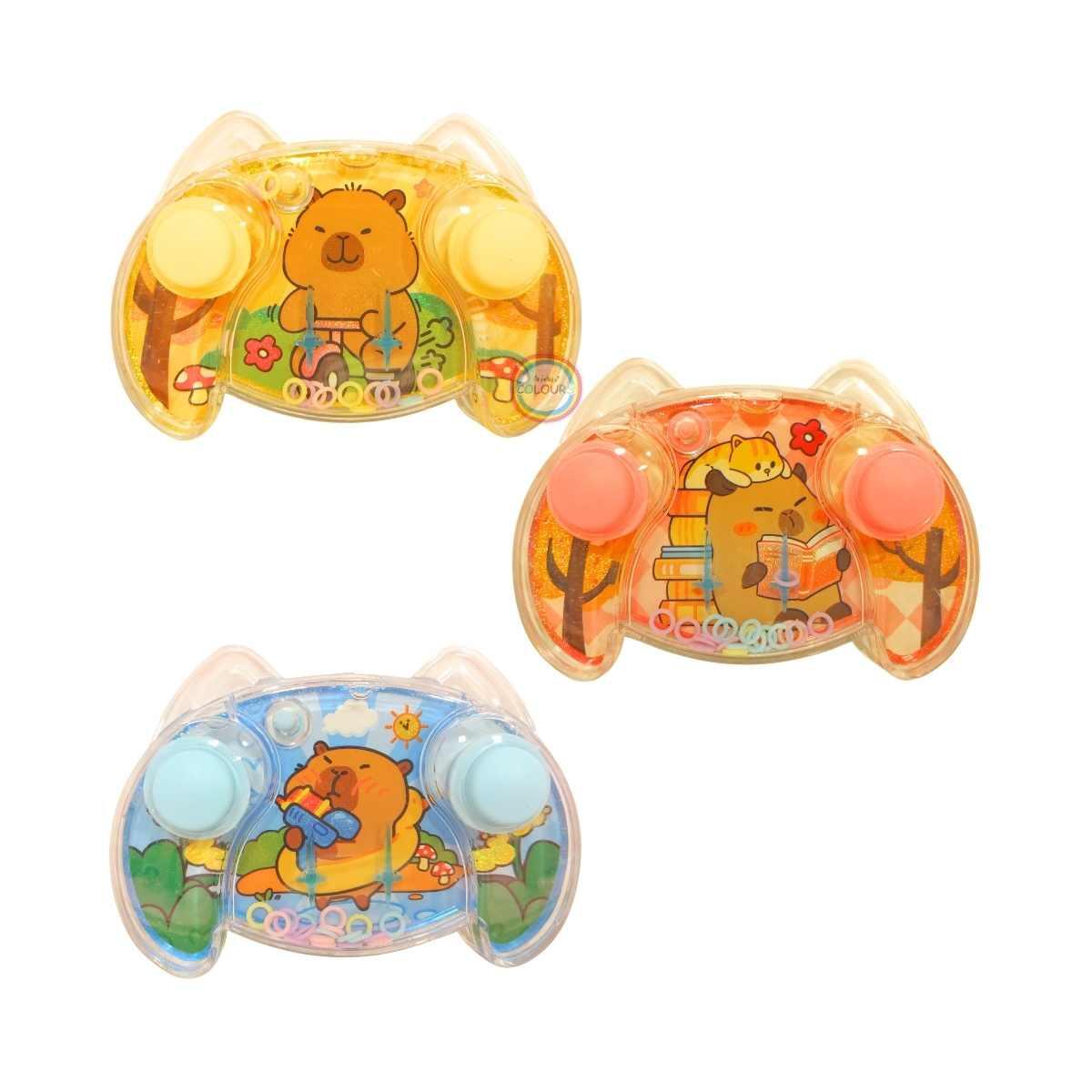 Juego de agua Capybara mando play 2 botones