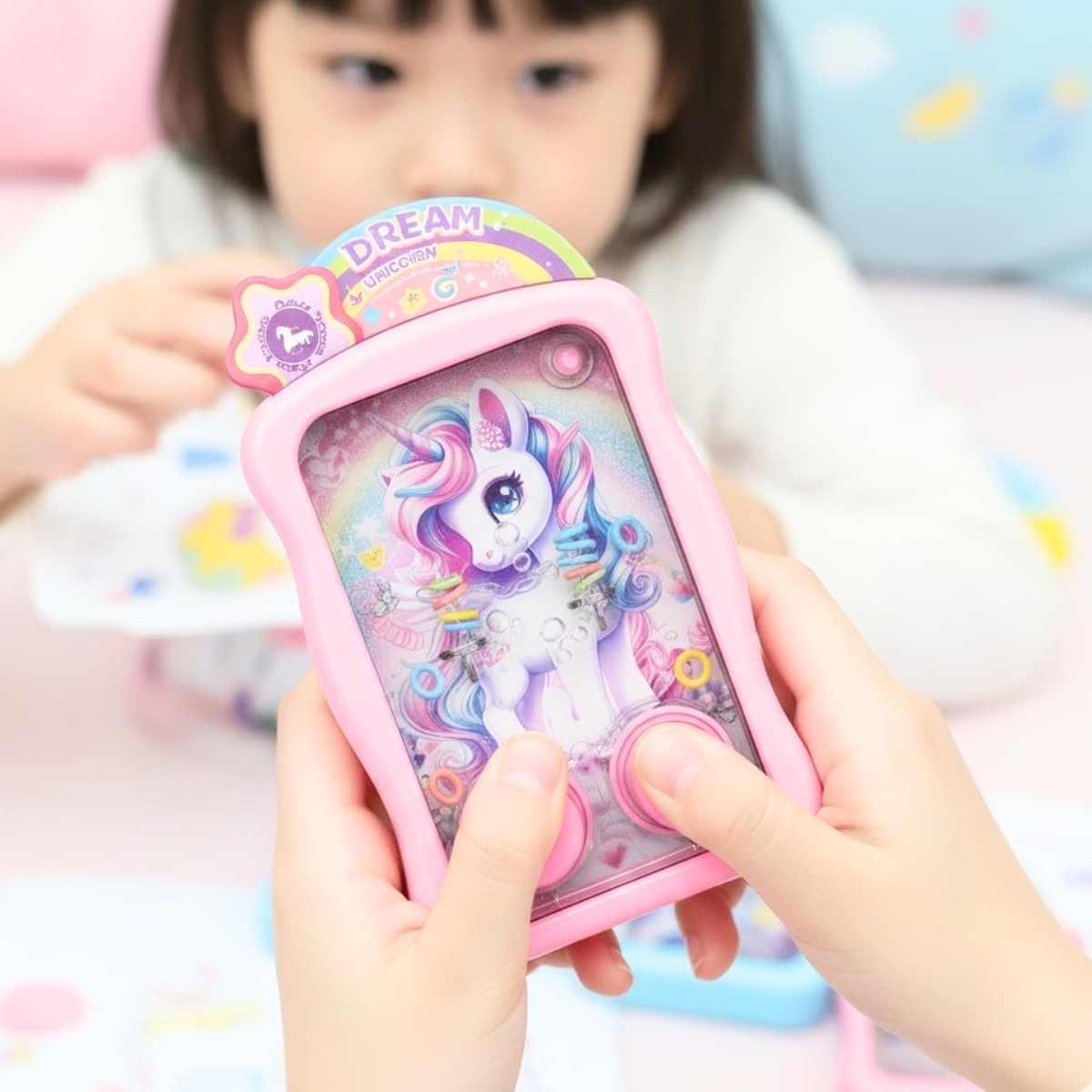 Juego de agua Unicornio 2 botones c/LUZ