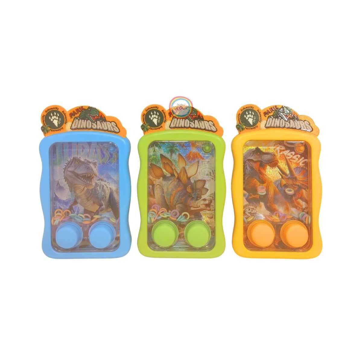 Juego de agua Dinos 2 botones c/LUZ
