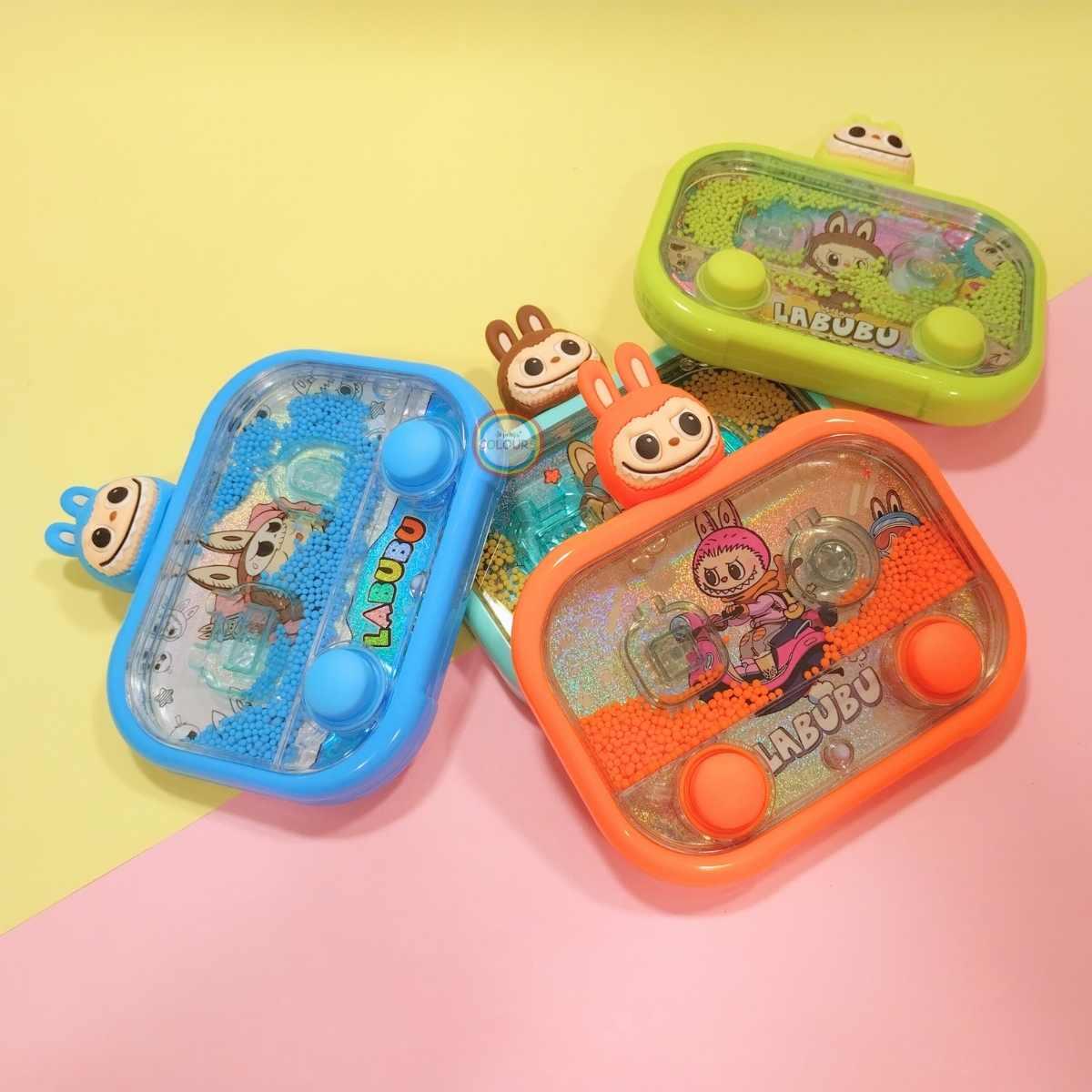 Juego de agua Labubu c/mini aplique 2 botones y luz