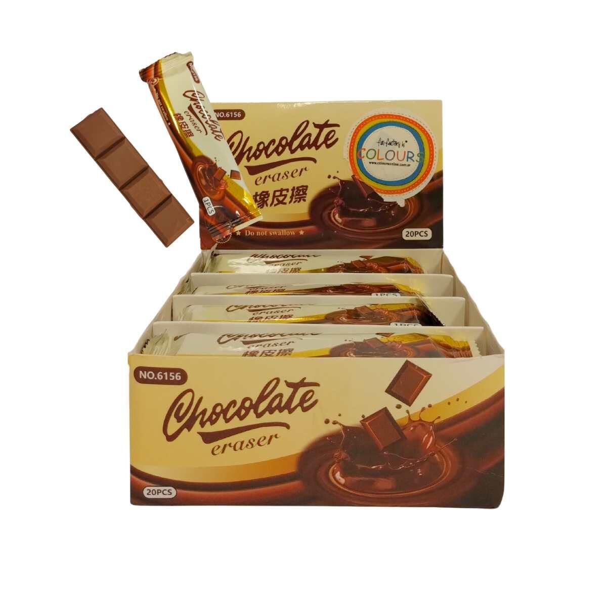 Goma barra de chocolate