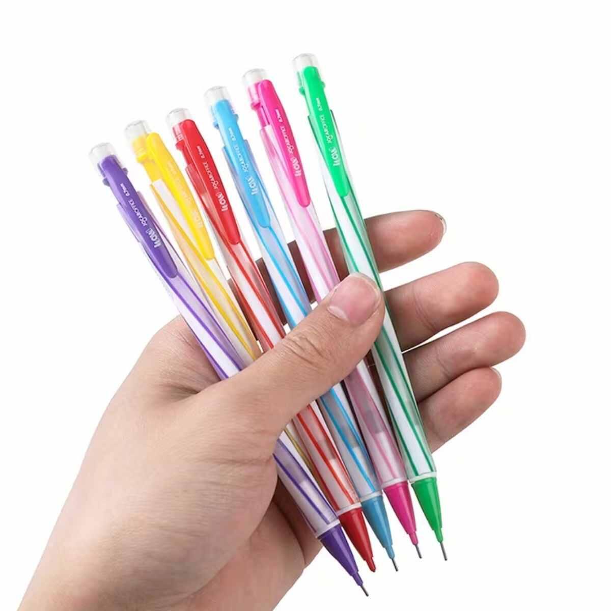 Portamina lineas c/goma pastel - 0.55mm