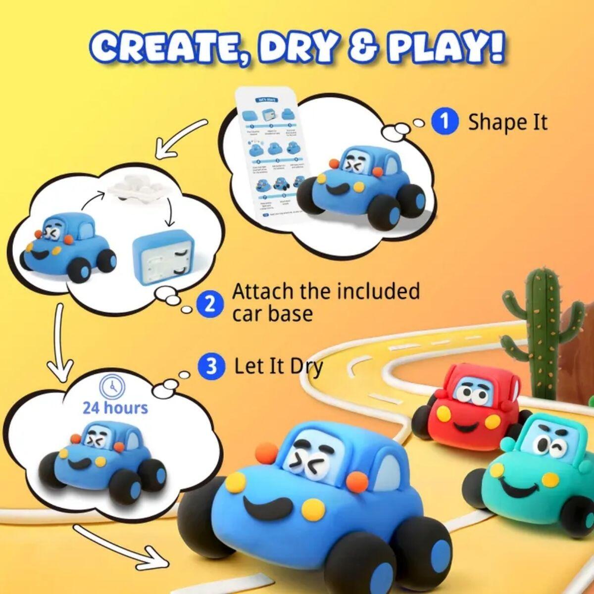 Masa Cars Racing Trio x 3 para armar en caja