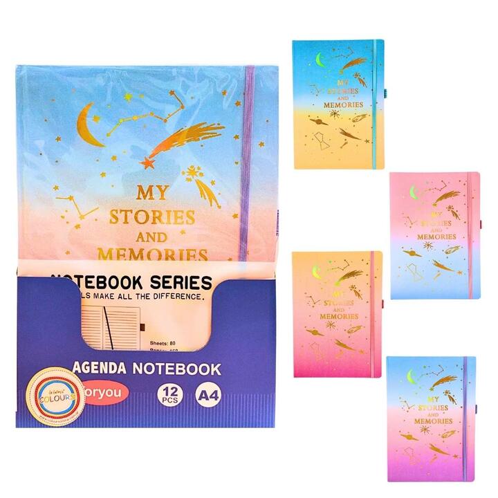 Cuaderno A4 Frases - 80 hojas rayadas - 80g
