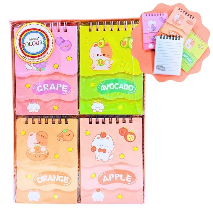 Libreta triple tapa Animalitos 15+15+70 hojas