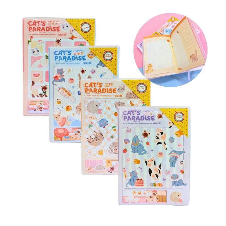 Cuaderno Gatitos c/organizador y planificador - 128 hojas