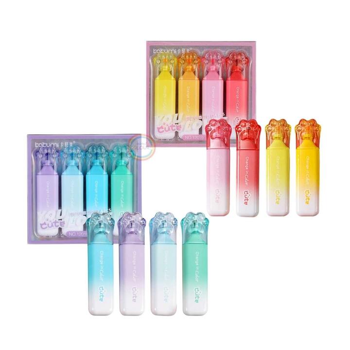 Resaltador Huellas x 4 en caja pvc