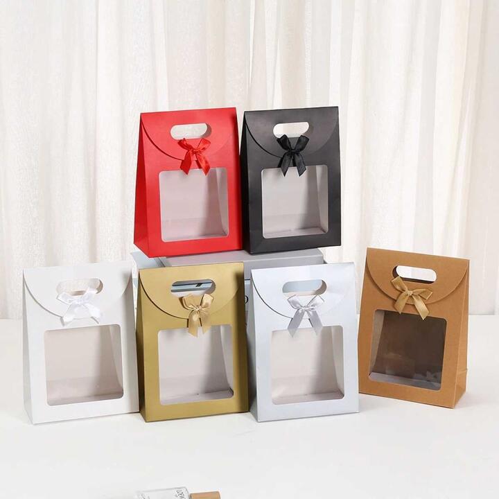 Bolsa de regalo c/ventana 16x12x6cm