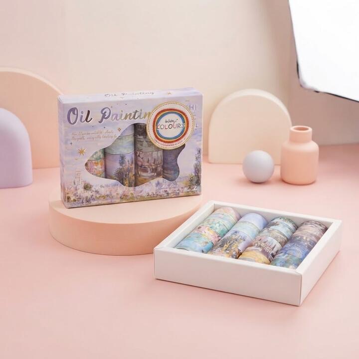 Set cintas adhesivas decorativas de papel  en caja x 24 rollos - Van Gogh