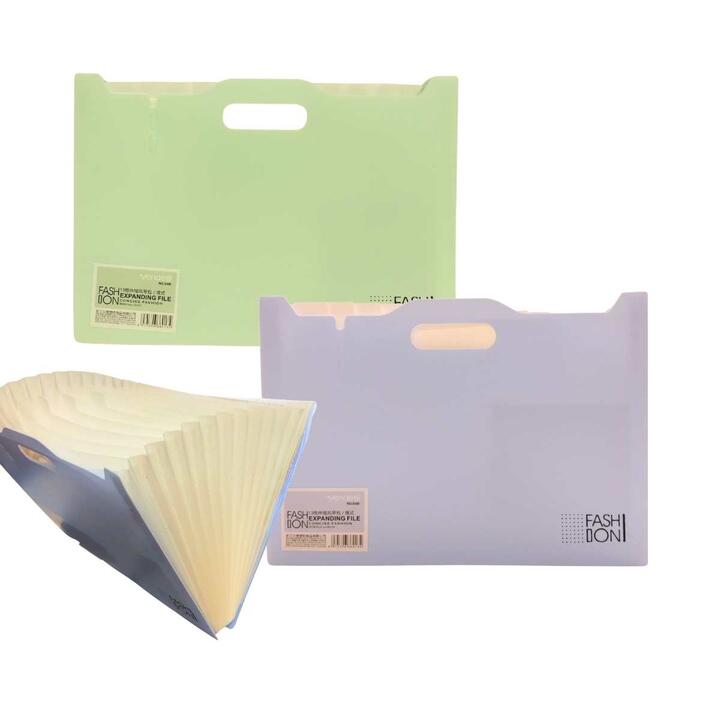 Carpeta archivo expandible A4 color pastel - 13 divisiones
