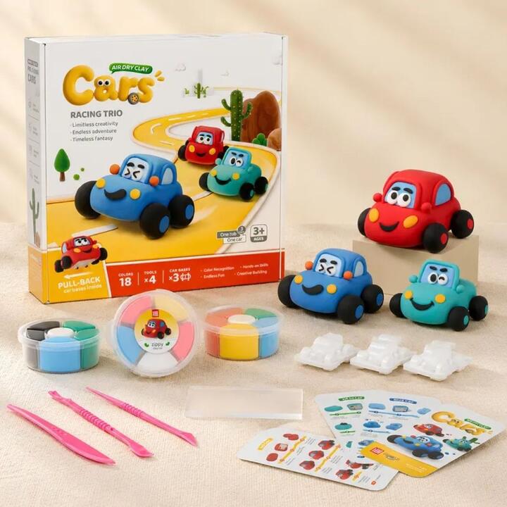Masa Cars Racing Trio x 3 para armar en caja